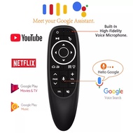 Smart TV Remote Control Voice Search G10S 2.4G Wireless Air Mouse Gyroscope Backlit Controller Laptop PC Android TV Box