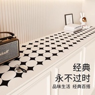 TV Cabinet Table Mat Hallway Cabinet Shoe Cabinet Light Luxury High-Grade Waterproof Oil-Proof Sideboard Cabinet Desktop Protective Mat Entrance Cabinet