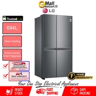 ( Delivery for Johor Bahru JB only ) LG Refrigerator (694L) Inverter Multi Air Flow Side by Side Fridge GC-B257JQYL | GC-B257 | GCB257JQYL | Peti Sejuk