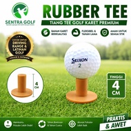 Premium Rubber Golf Tee 4 cm | Golf Ball Tee Driving Range | Durable Golf Tee Pole