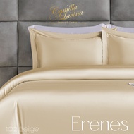 Camilla Lavina Erenes Collection 980TC Bamboo Fibre Queen Duvet Set [23411302] 5 in 1 *FREE* White Q