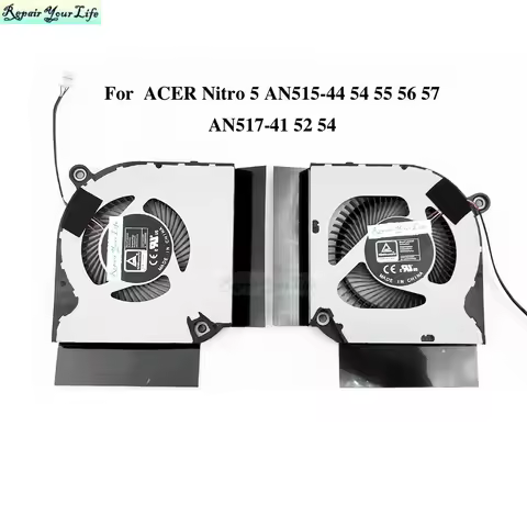 CPU&GPU Laptop Cooling Fans For Acer Nitro 5 AN517-41 AN517-52 54 AN515-44 AN515-55 AN515-56 AN515-5
