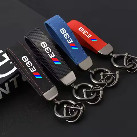 Luxury Car Keychain Anti-Lost Key Ring Pendant Lanyard For BMW E39 E36 E30 X7 M X6 E90 E60 E34 F30 G