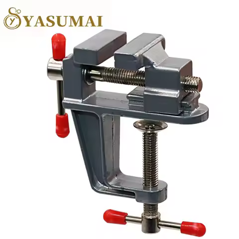 Yasumai Mini Jeweler Table Clamp Small Hobby Bench Vice Work Bench Clamp Hobby Vise Clamp Small Tabl