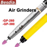 Besdia Air Grinders Precision Type GP-260 High Speed Type GP-380 Air Grinding machine Portable pen-stye grinder 60000~80000rpm