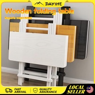 Meja lipat Foldable Dining Table Foldable Dining Meja Lipat Meja Makan Dining Set Kerusi Maka  折疊桌