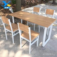 Snack Combination Person Set Fast Food Restaurant 4 Backrest Dining Table Chair Manufacturer Restaur