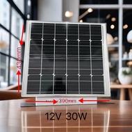 แผงโซลาร์เซลล์ monocrystalline solar cell  12V/18V  6W/10W15W/20W/30W