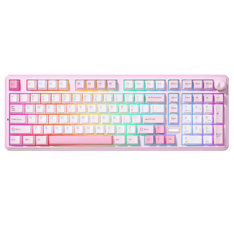 YUNZII B98 PRO QMK/VIA Wireless Mechanical Keyboard, 96% Layout Custom Gaming Keyboard, Hot-Swap Gas