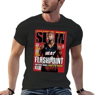Dwyane Wade Basket Slam T-Shirt Summer Top Blacks T Shirt Men