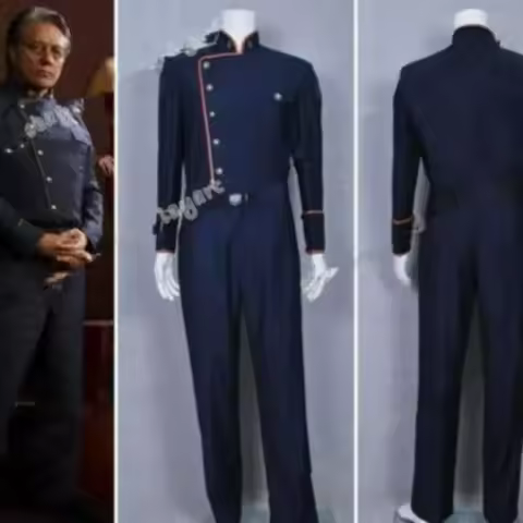 Battlestar Galactica TV Commander William Adama Uniform Costume Cosplay