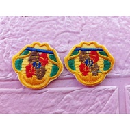 Collar Pin Computerized Embroidered Patch