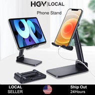 Phone Stand Holder Adjustable Iphone Stand Foldable Lazy Mobile Phone Holder Table Compatible with All Mobile Phone/iPad