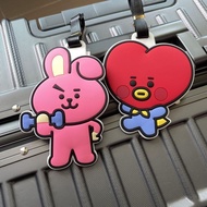 Customized BTS BTS Luggage Tag Rogue Rabbit Airport Boarding Pass Backpack Listing Luggage Anti-Lost