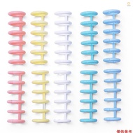 Ado)KW-trio Binding Spine Combs 6 Holes Loose Leaf Binder Album Rings for DIY Notebook Photo Album D