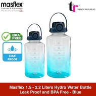 Masflex 1.5 Liters to 2.2 Liters Hydro Water Bottle BPA Free and Leak Proof