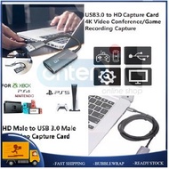 HDTV Male to USB Male HD Video Capture Card / USB3.0 to HDTV Capture Card 4K Video Conference/Game R