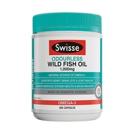 Australian Swisse Fish Oil Free deep-sea Fish Oil softgel capsule 1000mg high concentration wild fis