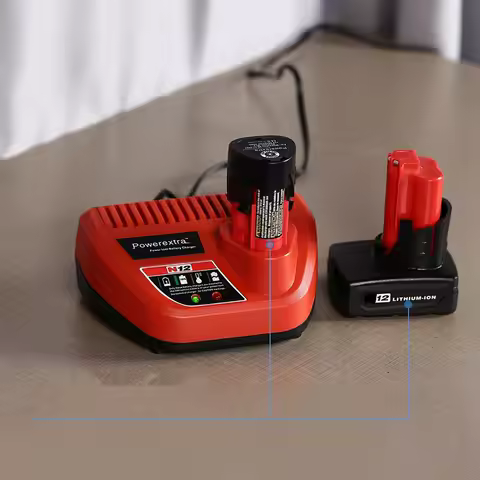 Newest For Milwaukee M12 10.8V 12V 3.0A Li-Ion Replacement Charger N12 48-59-2401 48-11-2402 Lithium