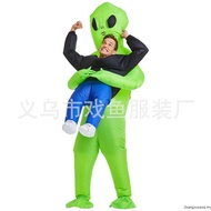ET Alien inflatable suit Alien Monster Inflatable Costume Scary Green Alien Cosplay Costume For Adul