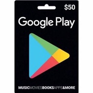 $50 Google Play 商店*電子*禮品卡/Gift Card兌換碼