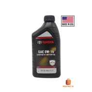Toyota Genuine 0W16 Engine Oil 1 Quart (946ml)