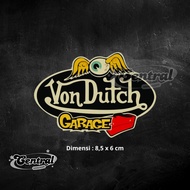 Von Dutch PREMIUM QUALITY Sticker Garage Vespa Helmet Sticker