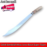 Pisau Golok Sembelih Jagal Sapi Super Tajam - Golok Panjang Sembelih Hewan Kurban - Golok Khas Jawa
