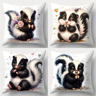 1PC/4 PCS Animal Print Cushion Covers Printed Pillowcase 45*45cm(excluding Pillow)