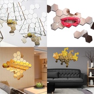 【COLORFUL】Upgrade Your Home with Glass Mirror Tiles Self Adhesive Sticker for DIY Projects