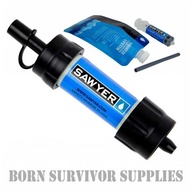 Portable Outdoor SAWYER MINI WATER FILTER KIT - Water Filtration Purification Straw DIY Installation