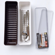 多功能 刀叉 筷子盒 筷子筒 收納盒 - 白色 餐具容器