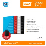 WD New My Passport 1TB - HD HDD External Hard Drive 2.5" USB 3.0 ORIGINAL WARRANTY