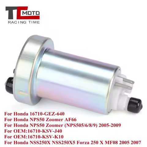 Fuel Pump For Honda NPS50 Zoomer NSS250X NSS 250X NSS250X5 Forza 250 X MF08 16710-KSV-J40 16710-KSV-