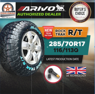 ARIVO 285/70 R17 116/113Q - ROCK TRAK R/T with free stainless tire valves