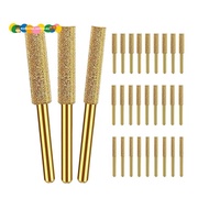 30Pcs Chain Saw Chain Grinding Head Electric Chain Grinder 3 Size Chainsaw Sharpener Bits, For Chain