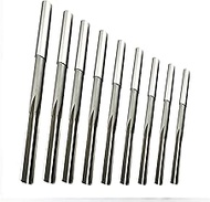 FOCMKEAS 8 PCS Chucking Reamer Set Metric Lathe Machine Reamer, 6 Straight Flute Milling Cutter High