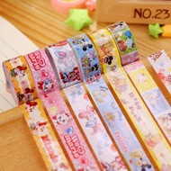 MTOTO (10 ชิ้น) เทปวาชิ Washi Tape ลายการ์ตูน เทปการ์ตูน เทปวาชิ ตกแต่งกระดาษห่อของขวัญ ตกแต่งสมุด ก