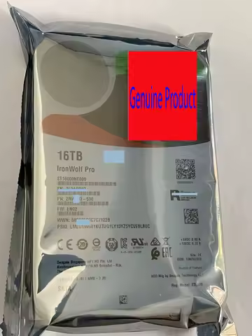 NEW IronWolf Pro 16TB 7200rpm 3.5" SATA-III NAS Hard Drive ST16000NE000