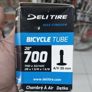 BICYCLE INNER TYRE 700 x 32C 35C 38C 40C DELI TIRE AV
