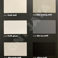 SUPERCON ECOSHEET GROSIR 1 roll isi 50m putih hitam doff gloss abu muda tua dof eco sheet by taco or