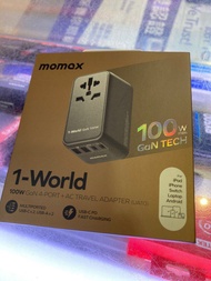 Momax 100w GaN (UA10) 4port + AC Travel adapter