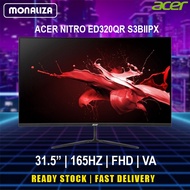 Acer Gaming Nitro Curve Monitor ED320QR S3BIIPX 31.5" Inch FHD 165HZ