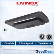 Livinox LCH-920-76BL 76CM / LCH-920-90BL 90CM Slim Cooker Hood