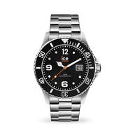 100% ORIGINAL Ice-Watch ICE Steel - Black Silver (Large) [016032]