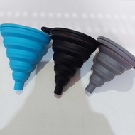 Portable Folding Funnel Silicone Funnel Silicone Oil Water Funnel