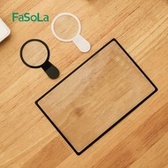 A28- (1套) 閱讀放大鏡 輕薄 便攜PVC 放大鏡 三倍放大 老人睇書 睇報紙放大鏡