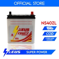 Aki Mobil Agya, Calya, Ayla, Sigra NS40ZL (36B20L) Zeus Battery Super Power Aki Basah