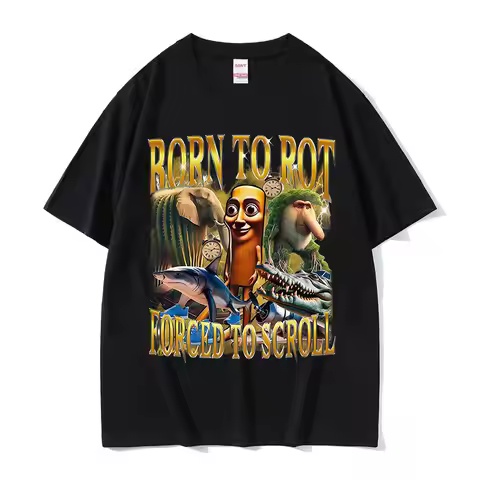 Born To Rot Forced To Scroll Tung Tung Tung Sahur Tralalero Tralala Brr Brr Patapim Bombardiro Croco