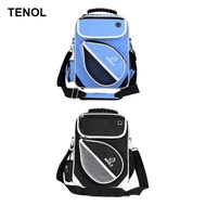 TENOL Table Tennis Shoulder Bag Pong Racket Storage Bag for Youth Athlete Gym